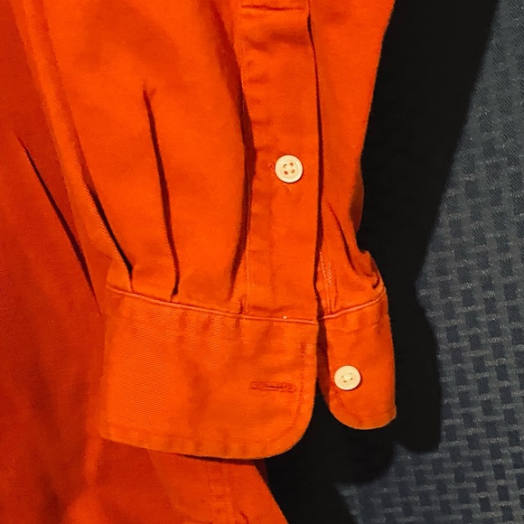 Ralf Lauren, vintage, red, long sleeve button up. - Picture 3 of 4